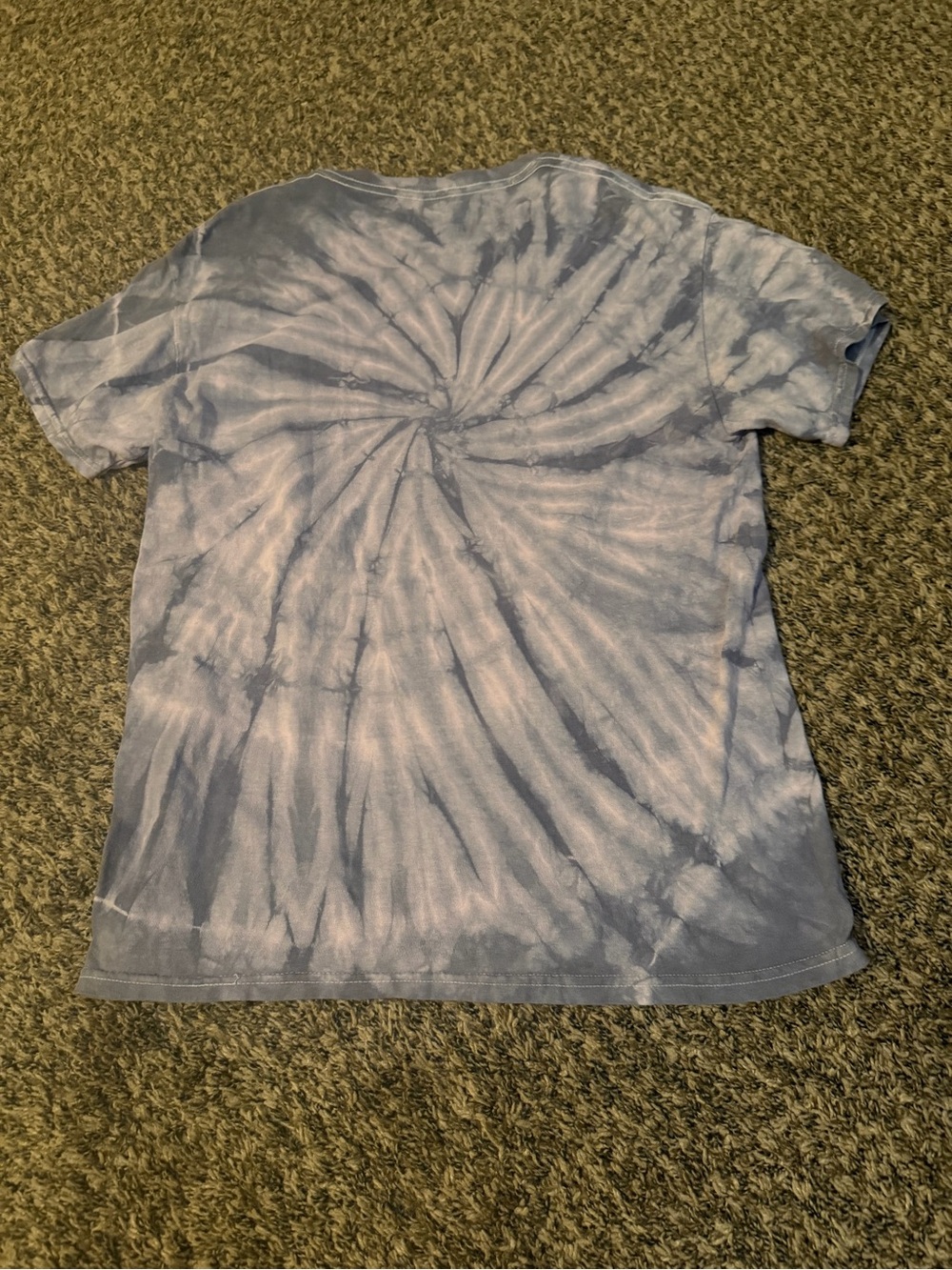 Prince Purple Rain Official Tie Dye Graphic T-Shirt Gray Purple - Picture 5 of 7